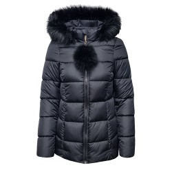Дамско яке City Angels с пух, Черно, 7008
